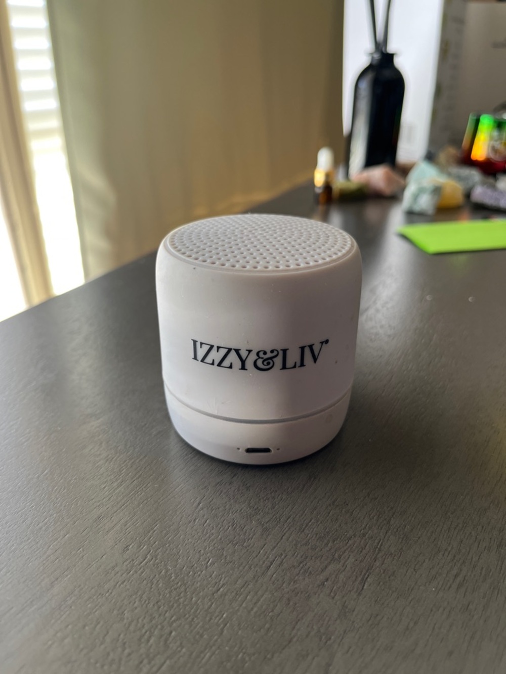 Grey Portable Bluetooth Speaker